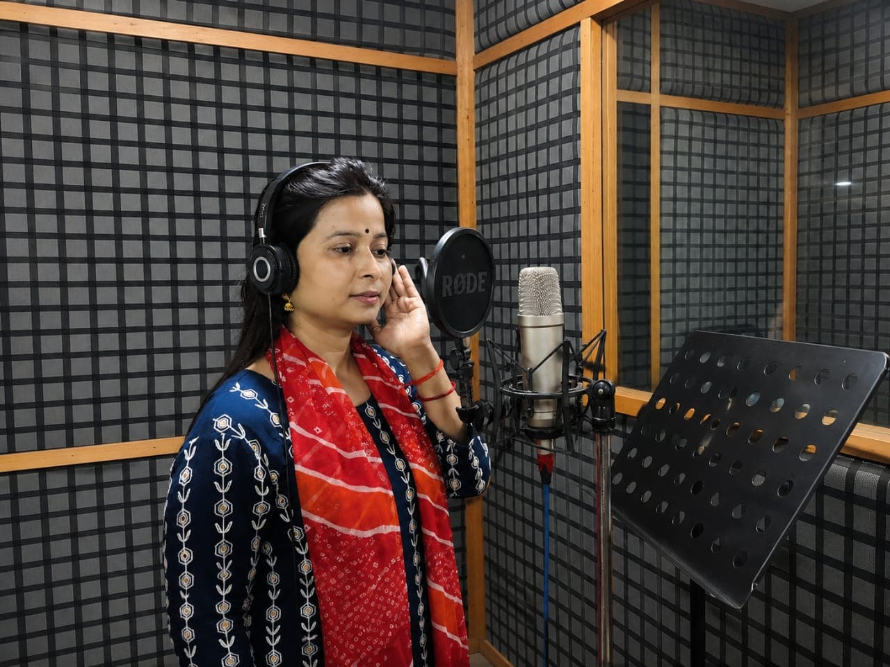 Recording setup used for regional-language speech data collection